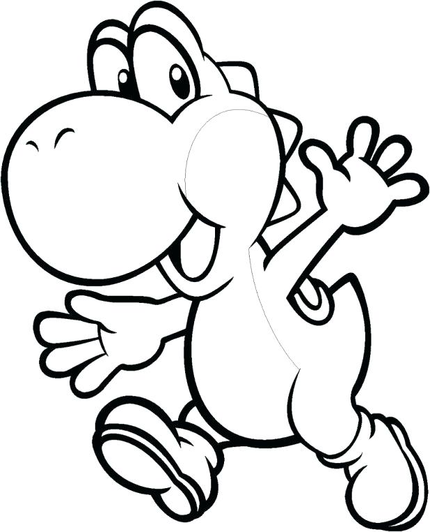 618x764 Mario Kart Coloring Pages