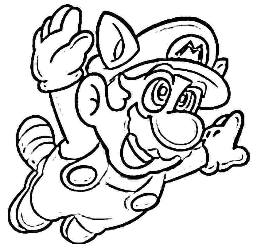 824x794 Mario Coloring Pages