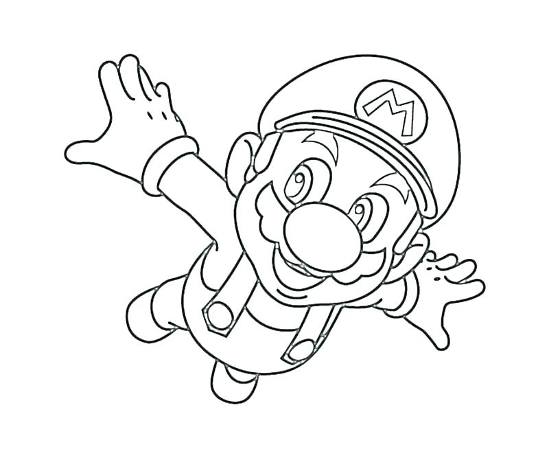 Mario Bros Characters Coloring Pages at GetDrawings | Free download