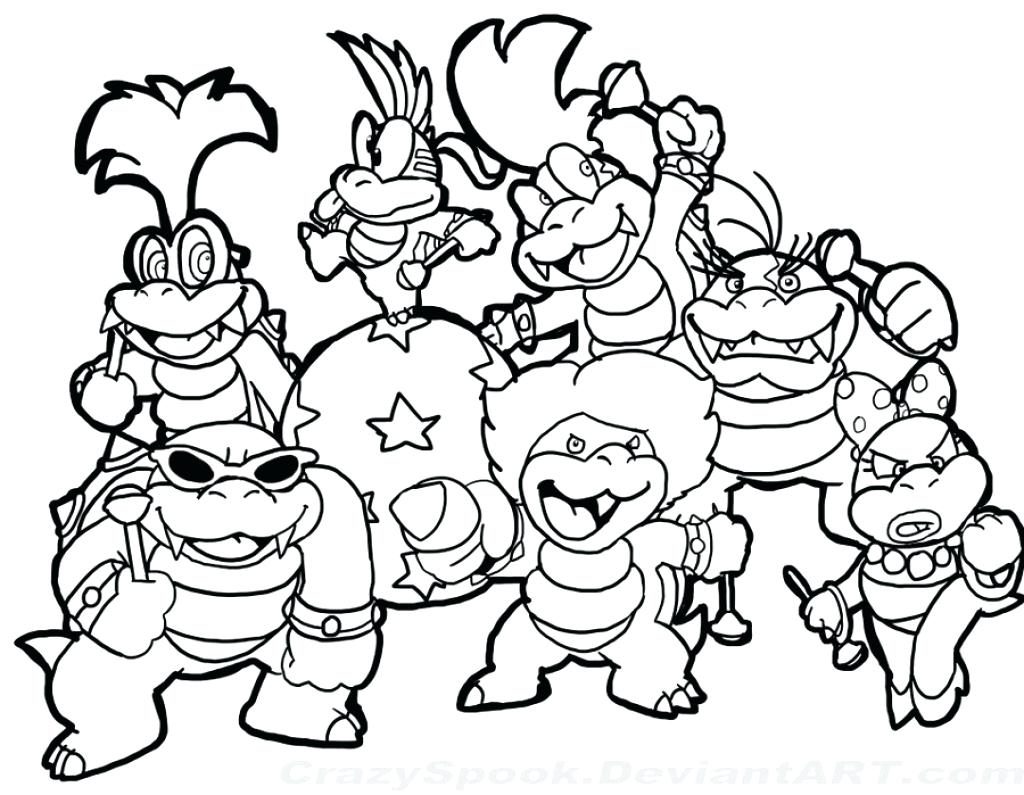 1024x795 Coloring Pages Mario Bros Coloring Pages Super Center Best