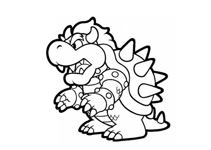 700x500 Coloring Pages Mario Bros Colouring Pages