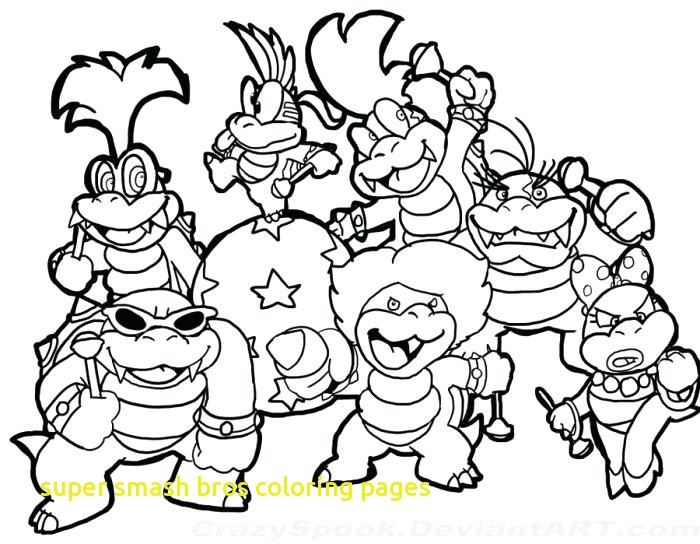 700x544 Super Smash Bros Coloring Pages With Super Mario Brothers Coloring
