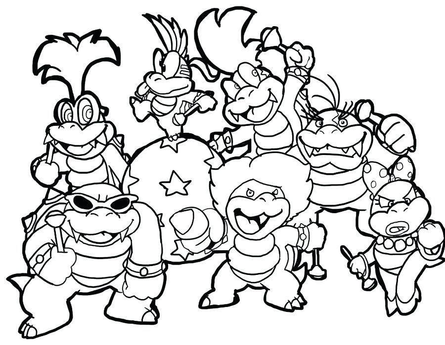 900x699 Mario Printable Coloring Pages Coloring Pages Free Super Bros