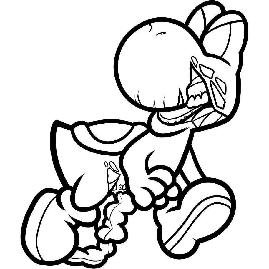 914x914 Baby Mario Bros Coloring Pages Princess To Download And Print