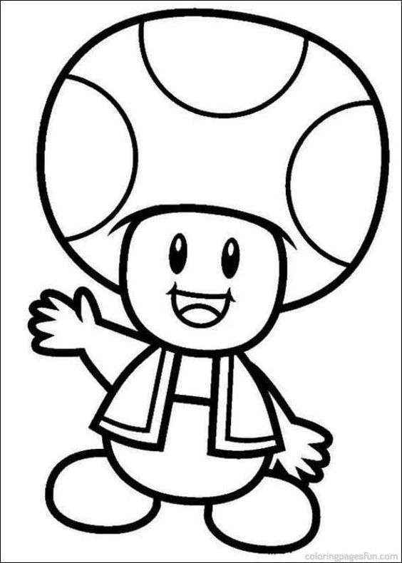 564x790 Super Mario Bros Coloring Pages