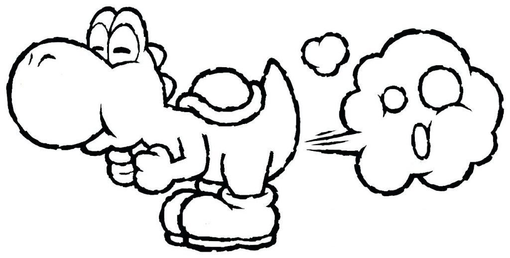 1024x518 Coloring Page Yoshi Coloring Page Brothers Pages To Print Super