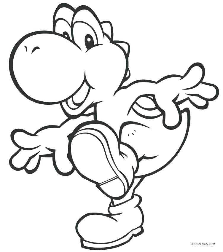 752x850 Coloring Pages Yoshi Awesome Coloring Pages Mario Bros Yoshi