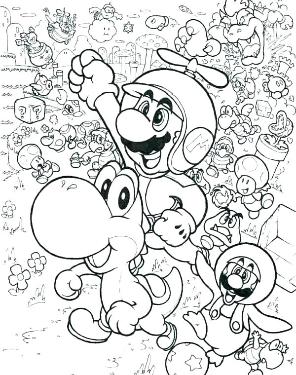 600x760 Mario Bro Coloring Pages Characters Coloring Pages Coloring Pages