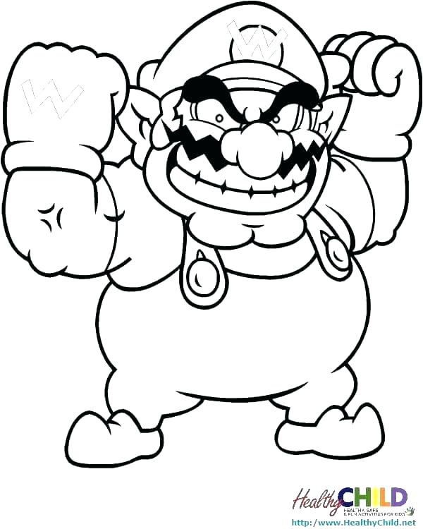 600x750 Mario Coloring Pages Online Characters Coloring Pages Coloring