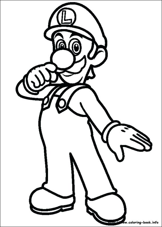 567x794 Mario Brothers Coloring Pages Pdf Super Bros