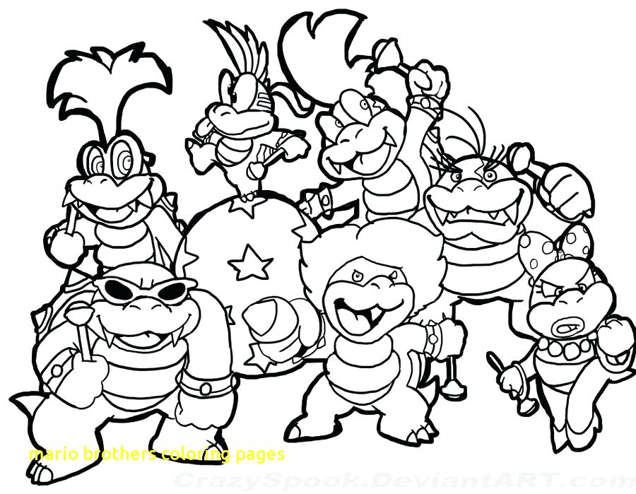 900x699 Mario Brothers Coloring Pages With Amazing Super Colouring