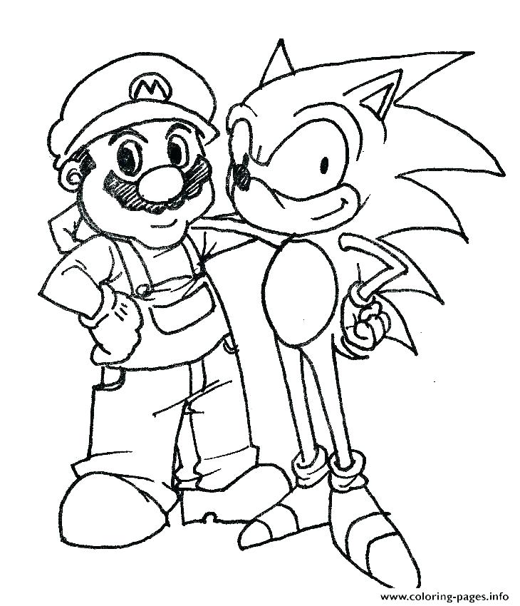 730x850 Mario Luigi Coloring Pages