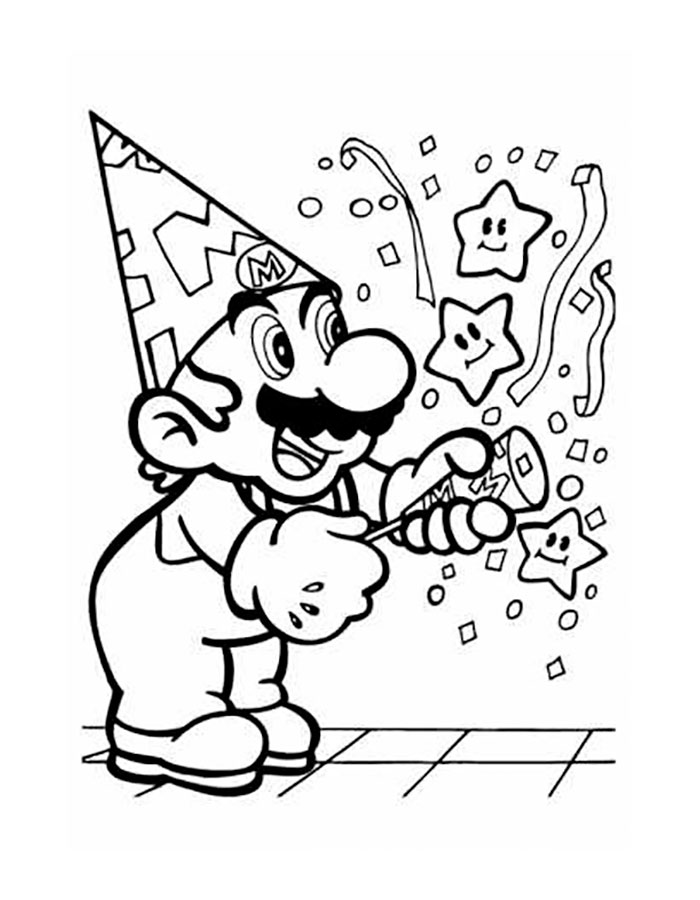 700x900 Super Mario Bros Coloring Pages