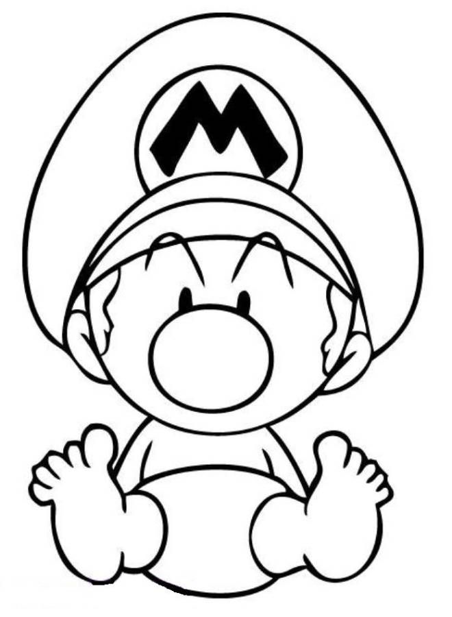 660x900 Baby Mario And Luigi Coloring Pages