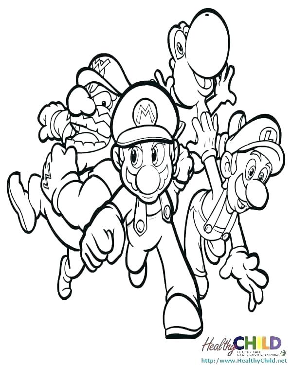 600x750 Free Mario Coloring Pages Free Coloring Pages Interesting Paper