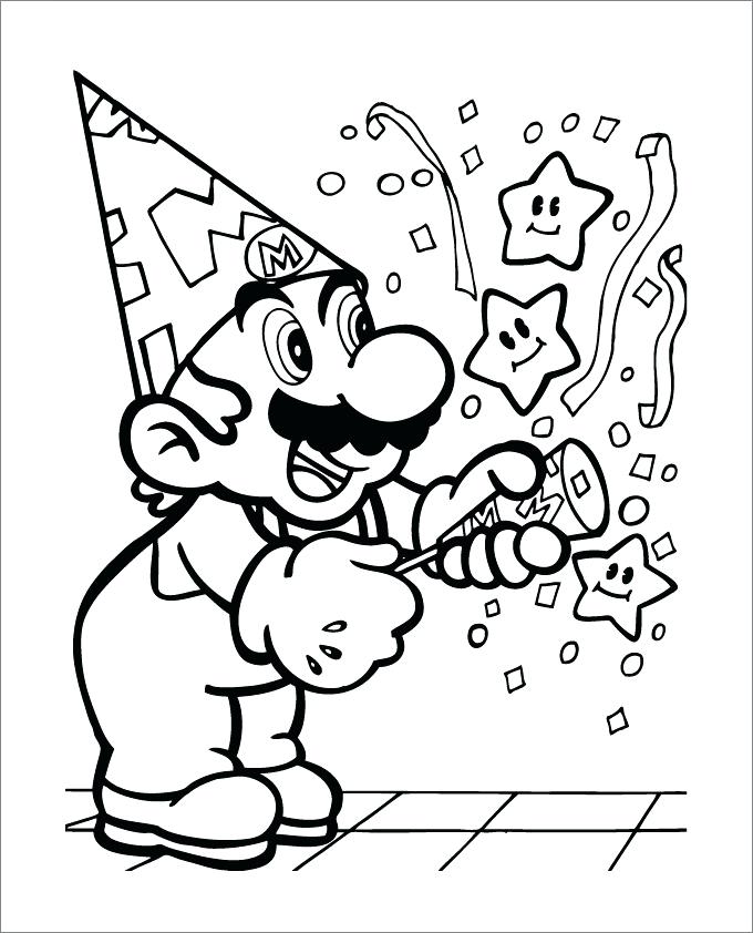 680x842 Mario Coloring Sheets Super Coloring Pages For Mario Coloring