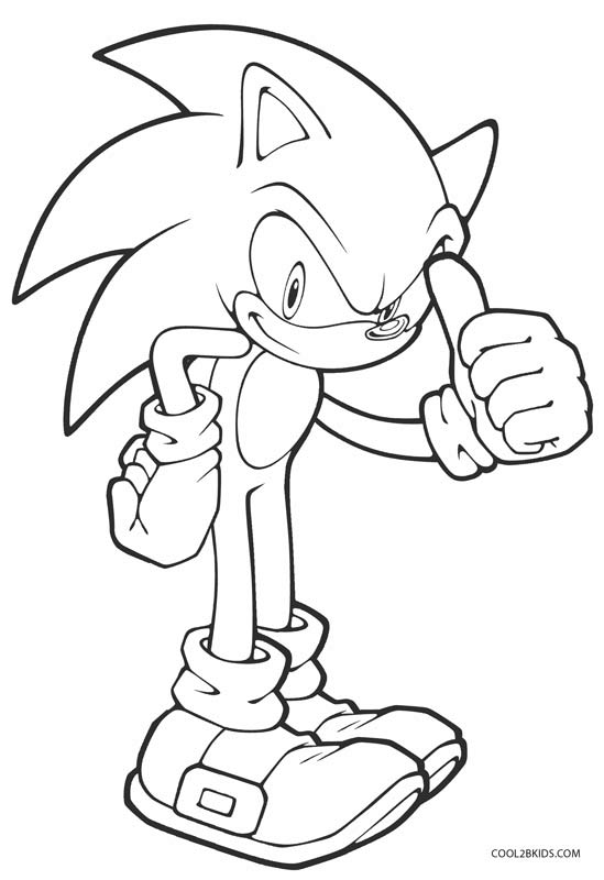 549x800 Printable Sonic Coloring Pages For Kids