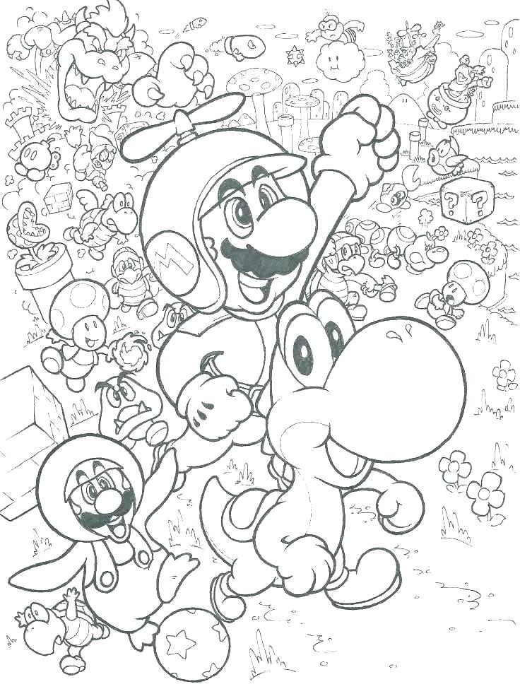 736x975 Mario Bros Coloring Pages Related Post Super Mario Bros Coloring