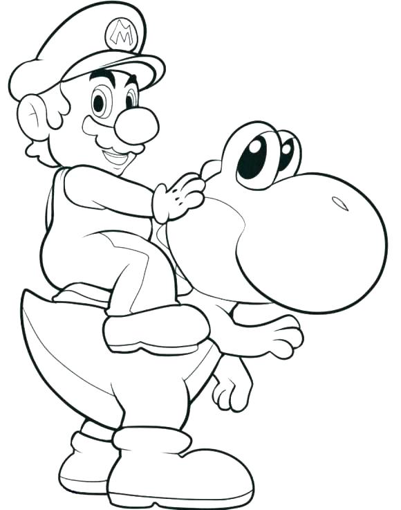 580x737 Mario Cart Coloring Pages Color Page Various Color Sheets Kids