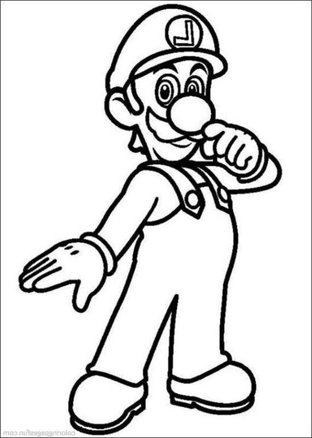 1000x1401 Luigi Coloring Pages Ribsvigyapan Luigi Coloring Pages Online