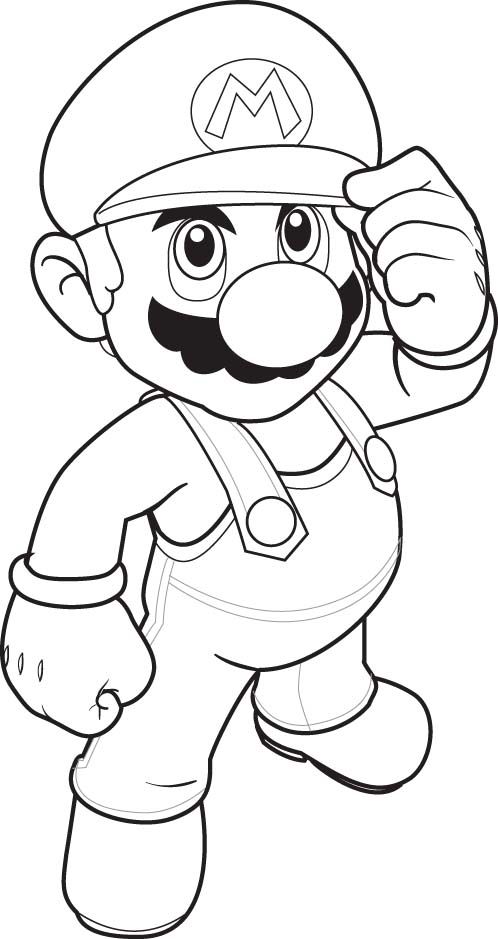 498x939 Printable Coloring Pages Mario Coloring Pages To Print Recipes