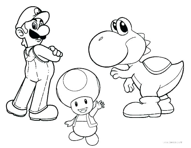 670x521 Super Mario Bros Wii Coloring Pages Icontent