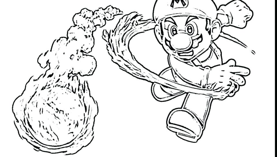 960x544 Super Mario Galaxy Coloring Pages Free Super World Coloring
