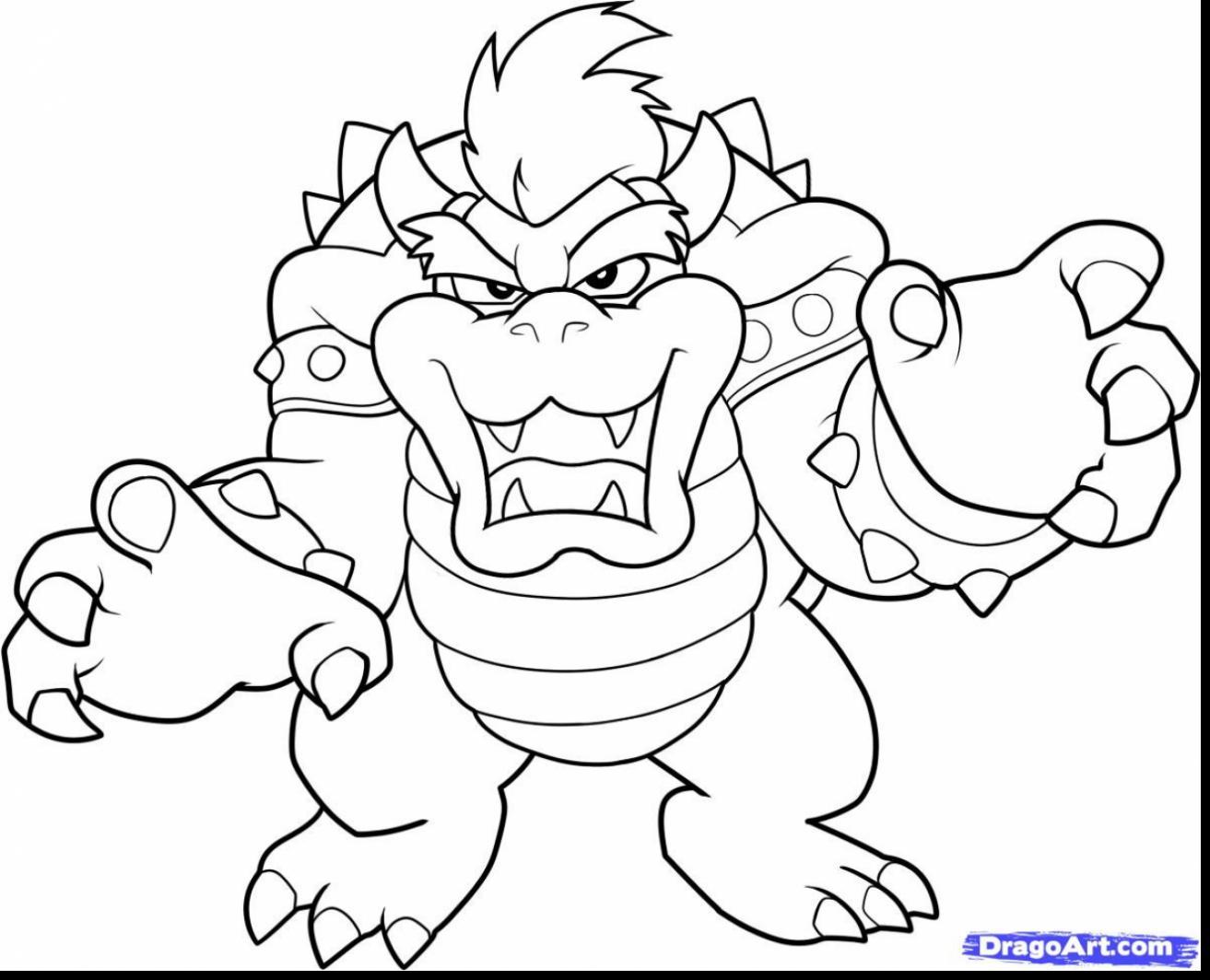 Mario Goomba Coloring Pages at GetDrawings | Free download