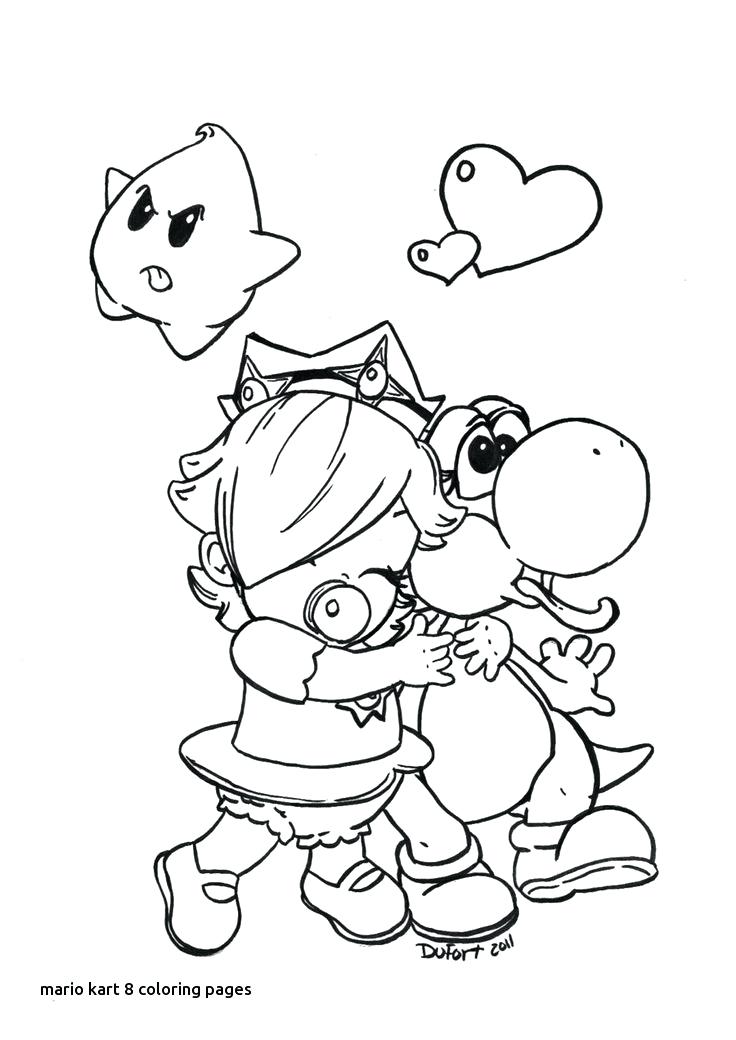 736x1040 Mario Kart Coloring Pages