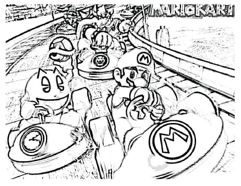780x602 Mario Kart Coloring Pages Color Pages Luxury Bros Coloring Pages