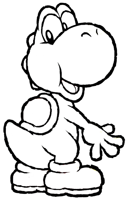 548x854 Awesome Yoshi Coloring Pages Video Games Yoshi
