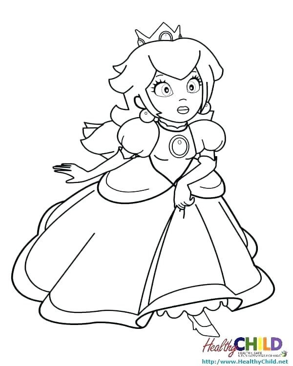 600x750 Peach Coloring Page And Princess Peach Coloring Pages Georgia