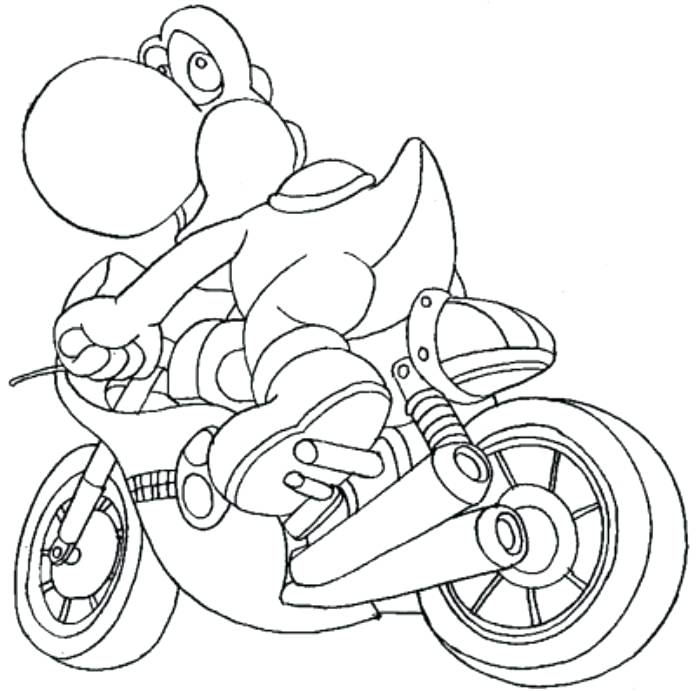 696x691 Mario Mushroom Coloring Pages Printable Coloring Of Kart Coloring