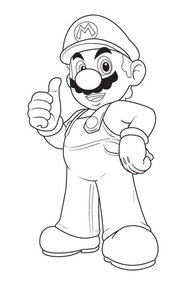 616x940 Best Mario Coloring Pages Images On Coloring Pages