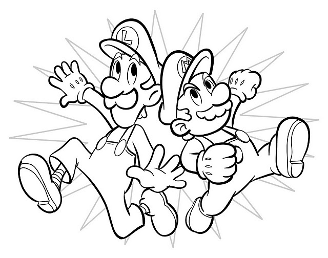 640x504 Coloring Pages Super Mario Coloring Pages Party Ideas