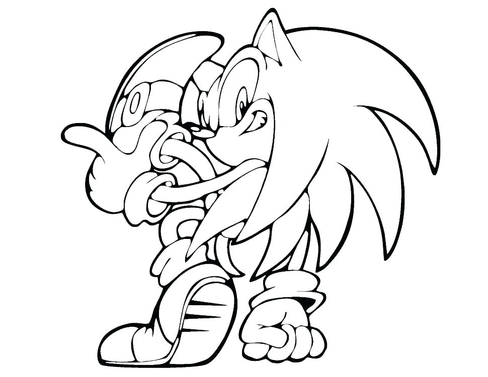970x751 Coloring Page Mario Sonic Coloring Pages Printable Sonic Coloring