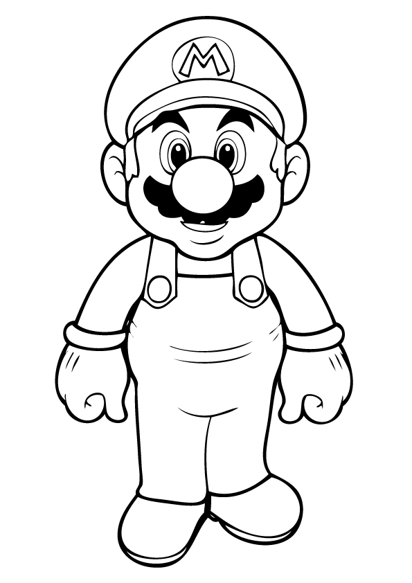 595x842 Free Printable Mario Coloring Pages For Kids