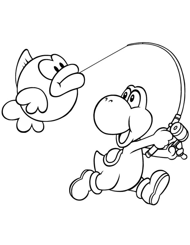 800x1035 Yoshi Coloring Pages For Kids Mario Party Yoshi