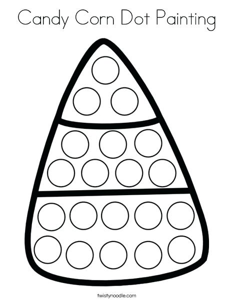 468x605 Dot Marker Coloring Pages And Candy Corn Dot Painting Coloring