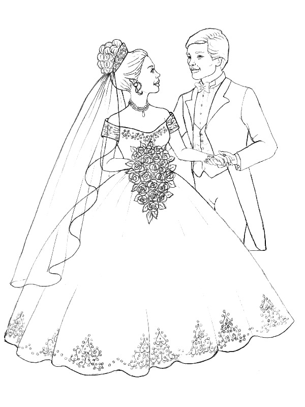 600x800 Kids N Fun Com Coloring Pages Of Marry And Weddings