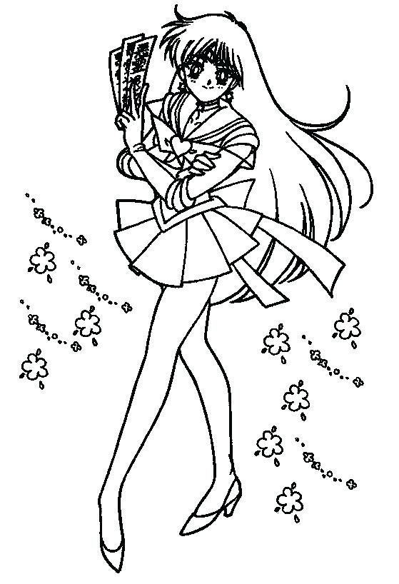 559x818 Sailor Mars Coloring Pages Sailor Sailor Moon Colouring Pages Moon