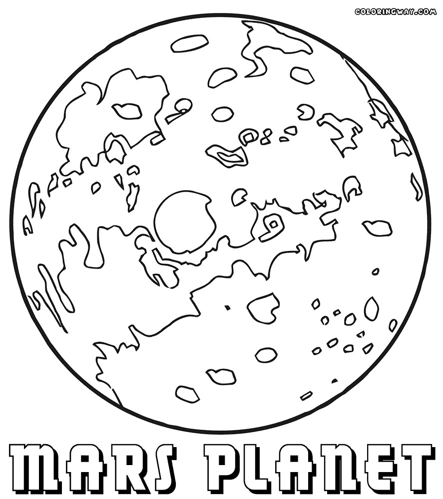 887x1000 Trend Mars Coloring Pages Planets Free Printable Archives New