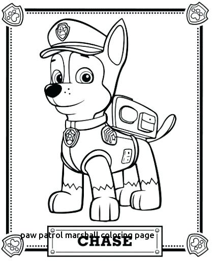 423x512 Marshall Paw Patrol Coloring Pages Paw Patrol Coloring Pages Party