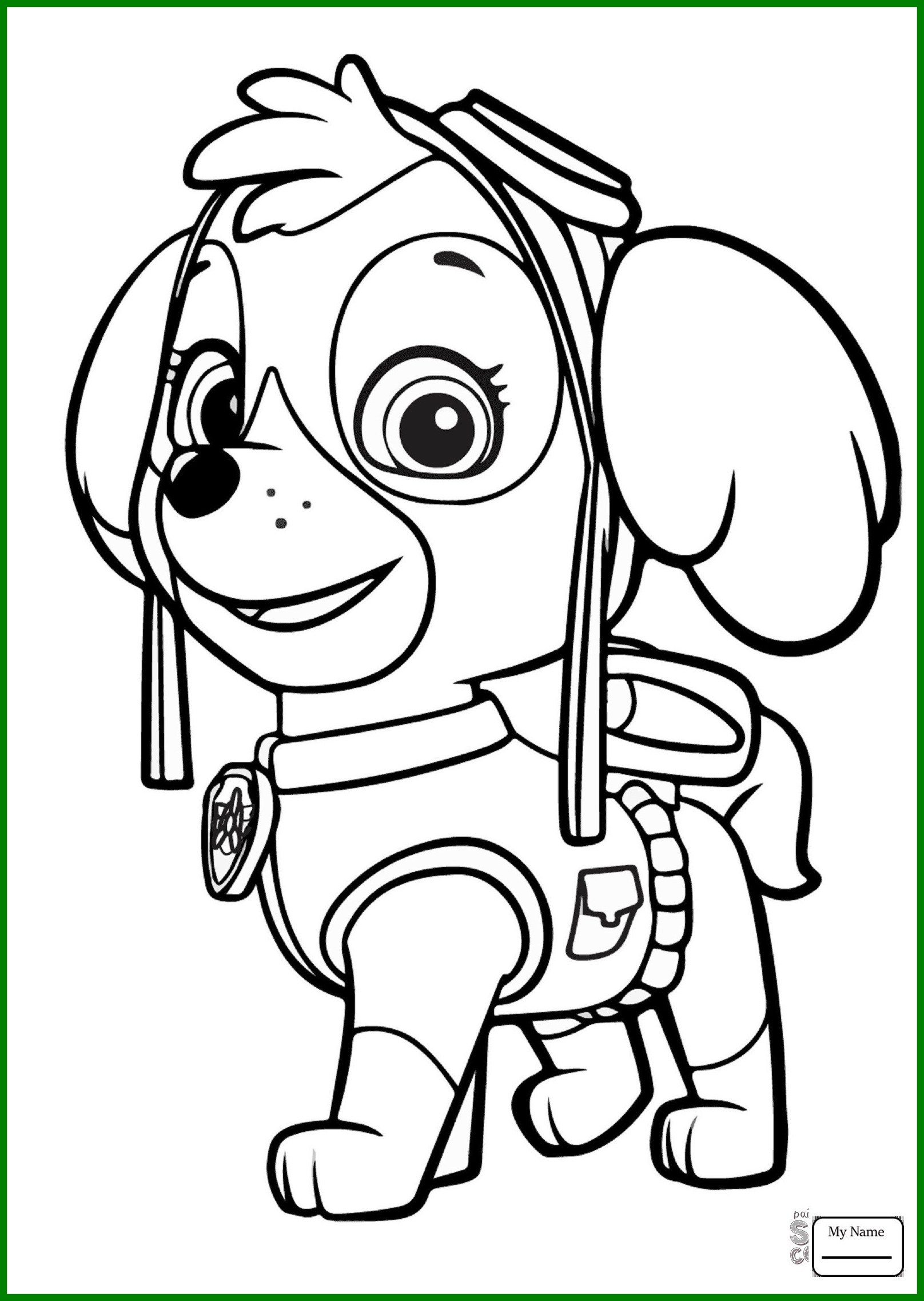1616x2275 The Best Marshall Paw Patrol Coloring Page Modokom Pics
