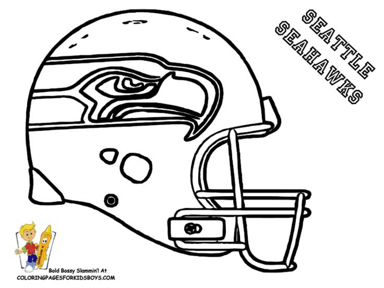1280x960 Seahawks Nfl Teams Coloring Pages For Kids