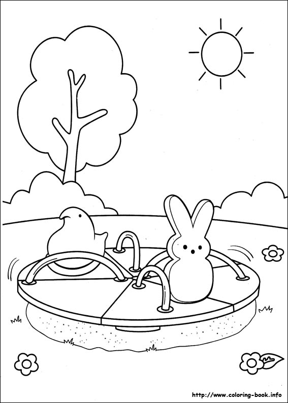 567x794 Marshmallow Peeps Coloring Pages On Coloring