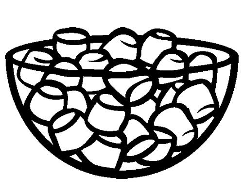 500x396 Cute Marshmallow Coloring Pages Marshmallows Coloring Page