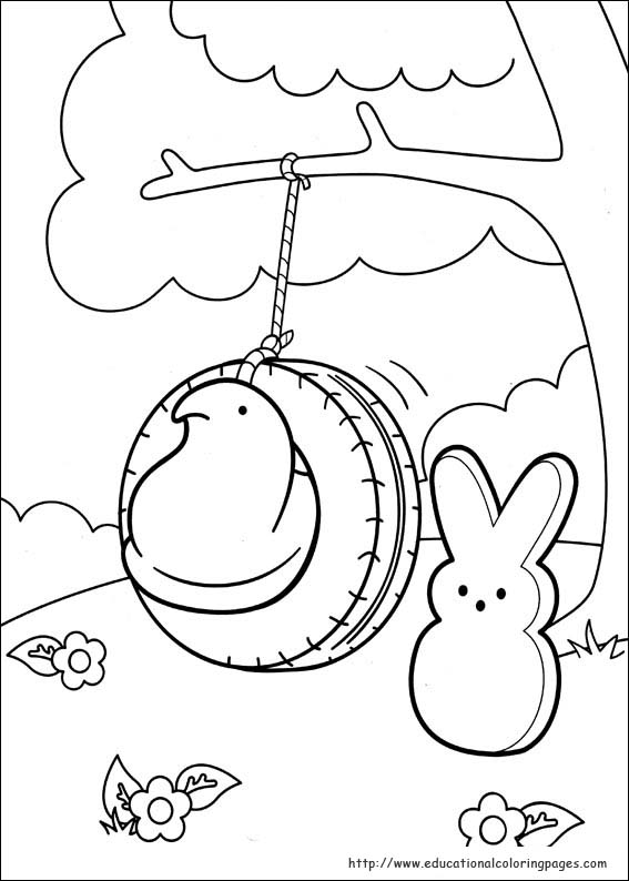 567x794 Peeps Coloring Pages
