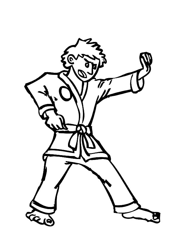 600x788 Famous Martial Art Karate Coloring Pages Batch Coloring