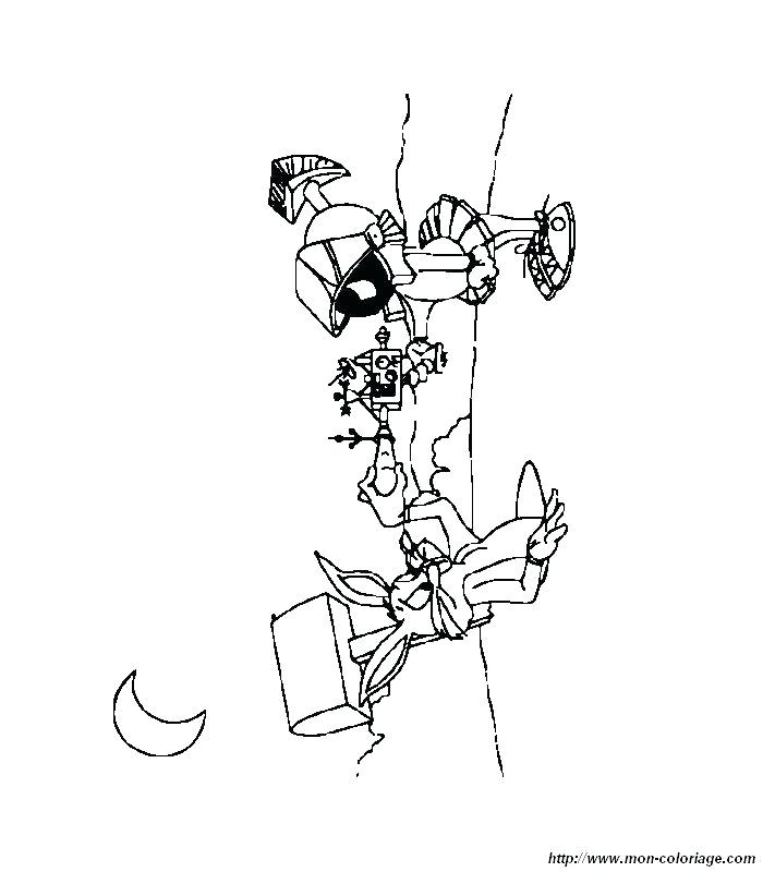 700x800 The Martian And Bugs Bunny Coloring Page Tunes Art Baby Marvin